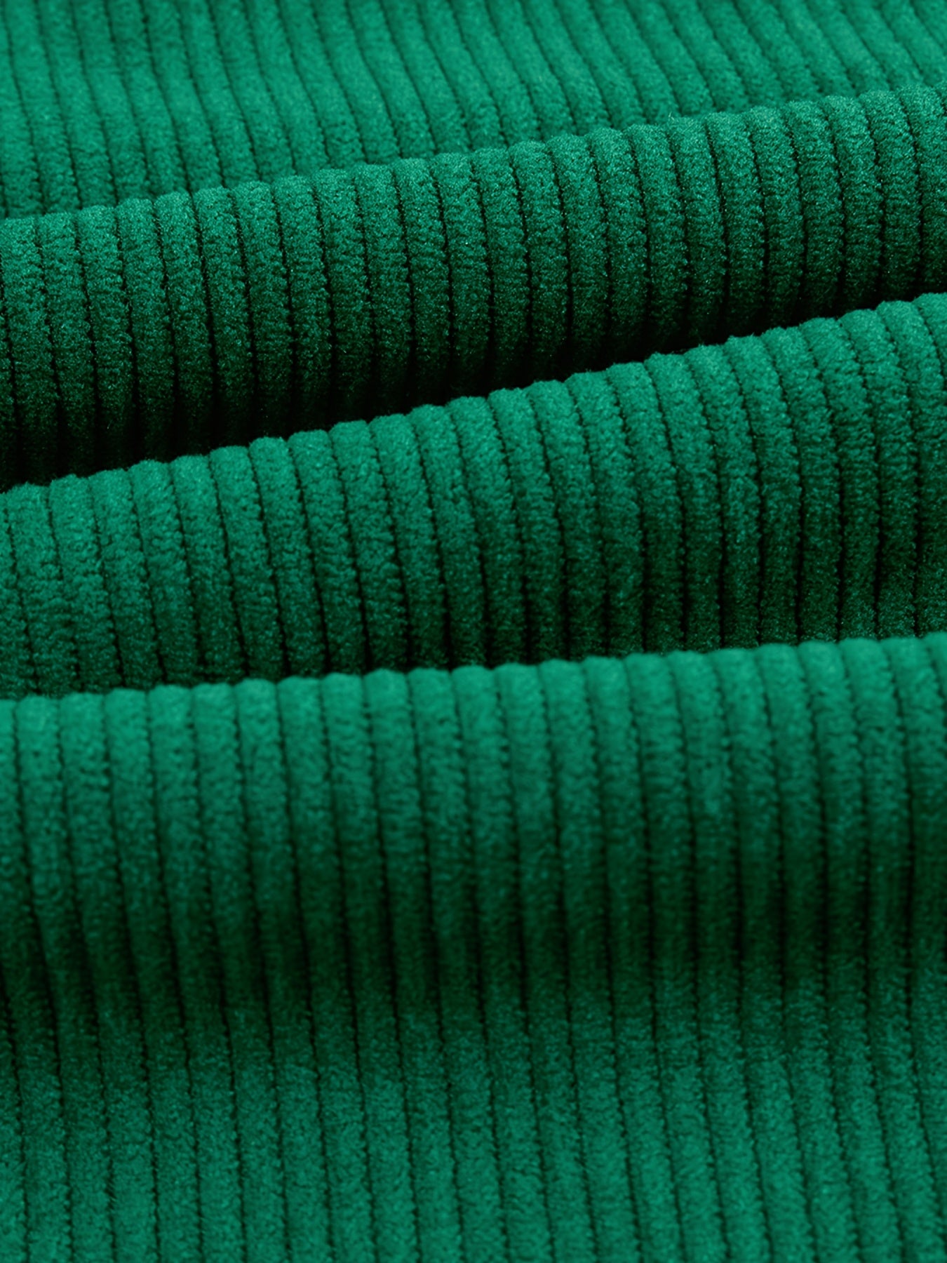 Caliah - Men's Corduroy Trousers & Half-Zip Jumper Set