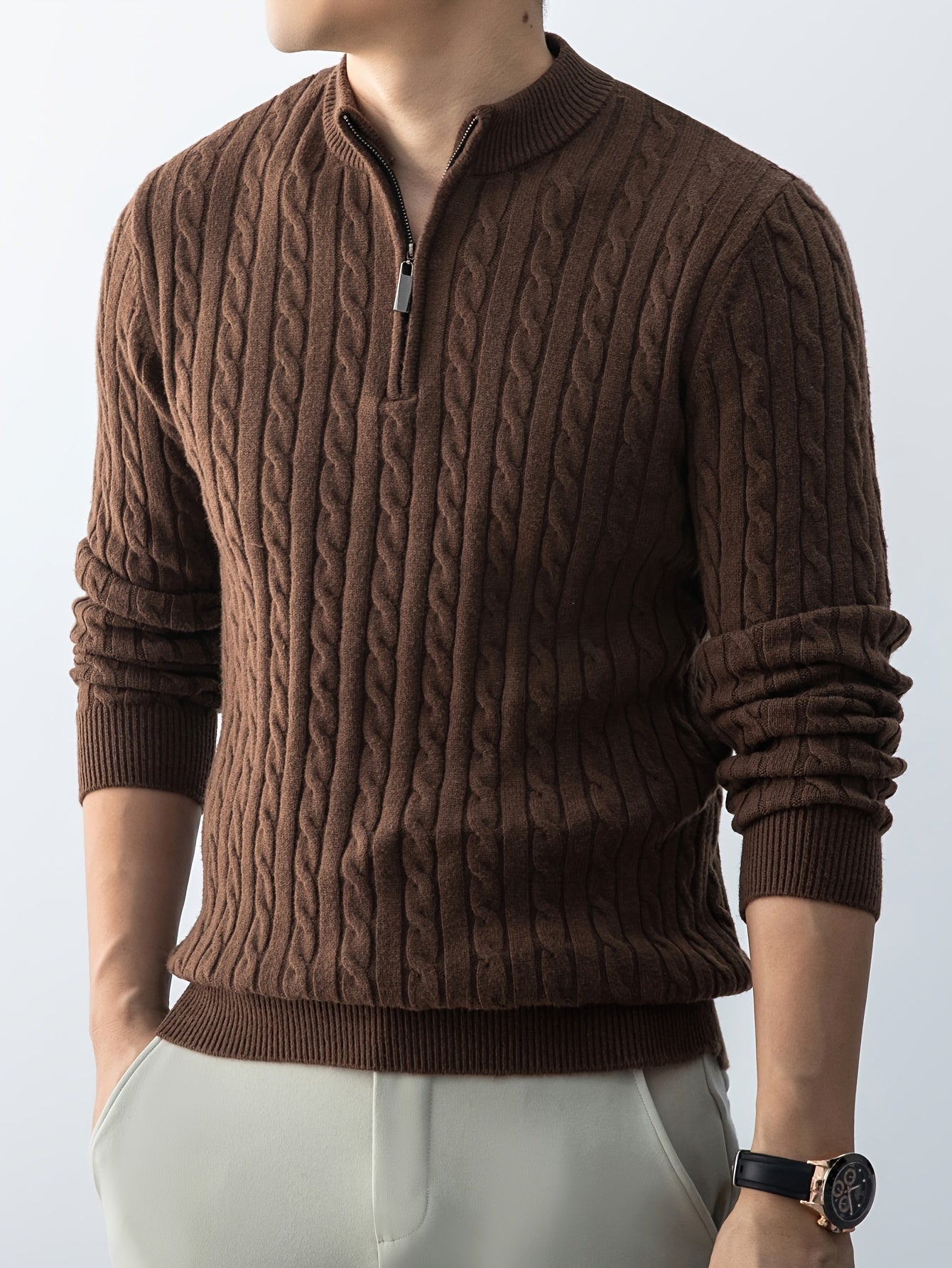 Veyron Knit Half ziper Sweater