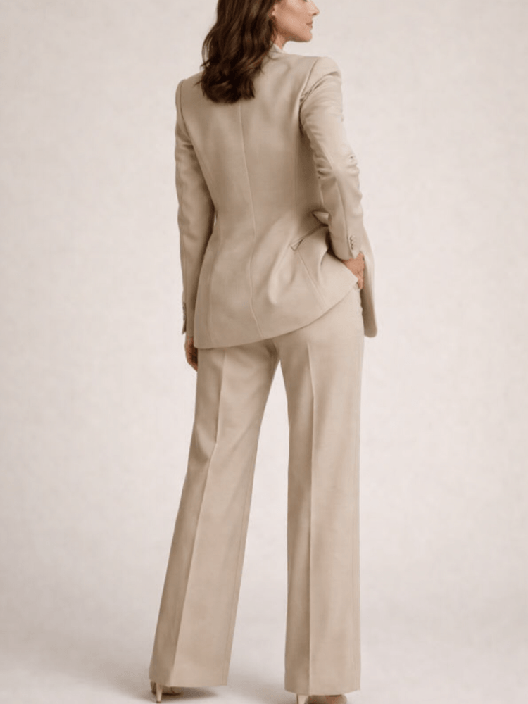 VERENA™ Elegant Tailored Set with Flare Pants