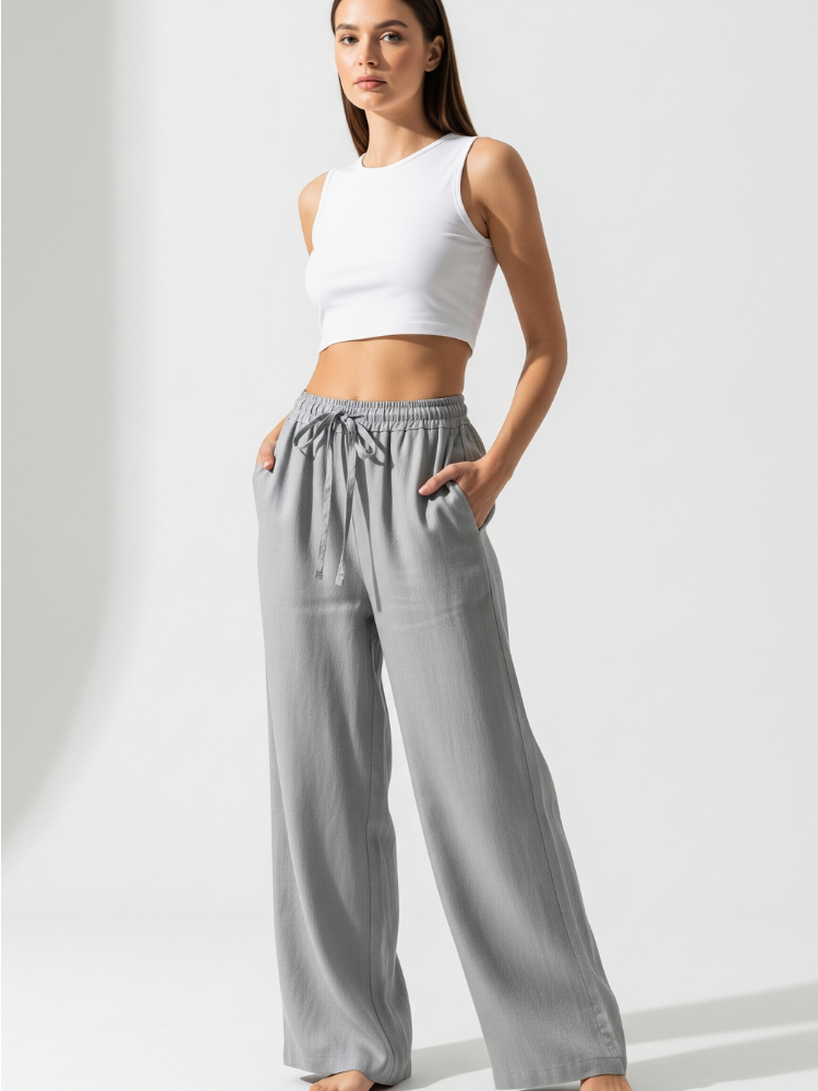 Caliah - Wide Leg Linen Comfort