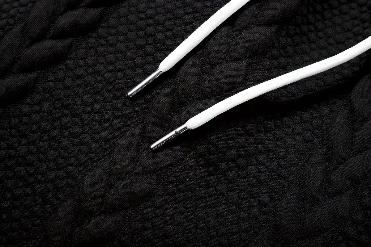 Casablanca - Men's Textured Zip Polo & Trousers Set