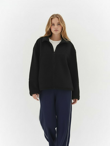 Caliah - Teddy Sweatshirt Jacket