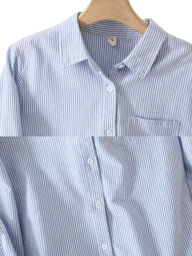 ZaLah - Women's Oxford Striped Shirt