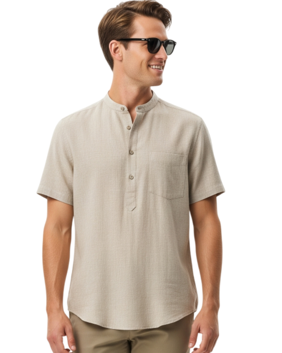 Caliah - Linen Shirt (Shortsleeve)