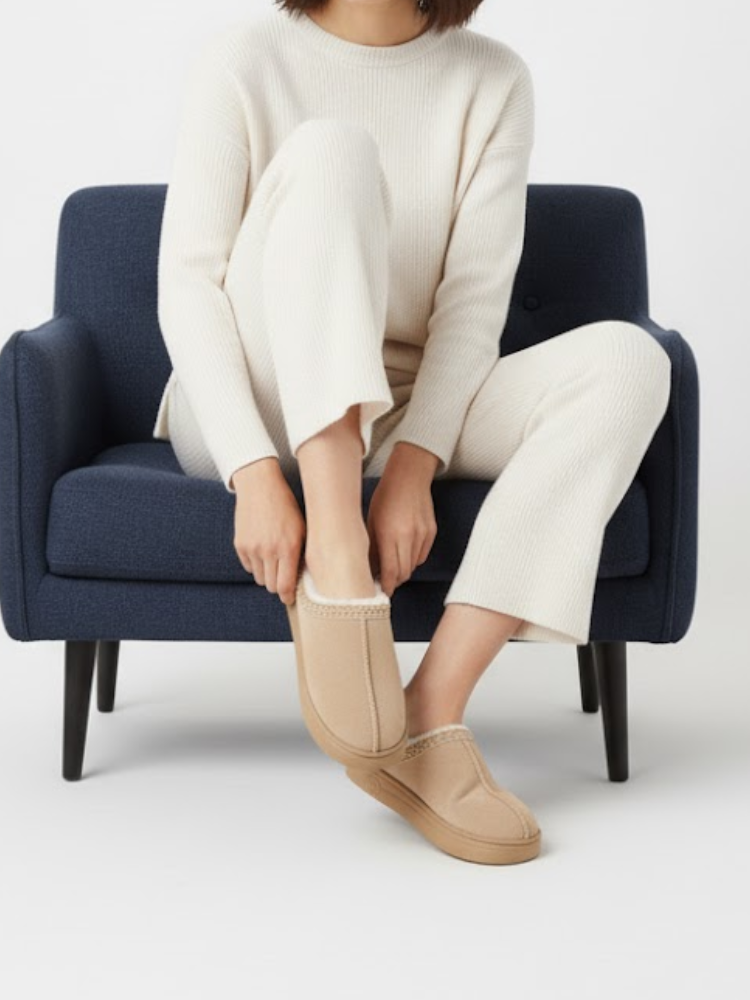 Caliah - Fluffy Faux-Fur Slippers ( GET 2)