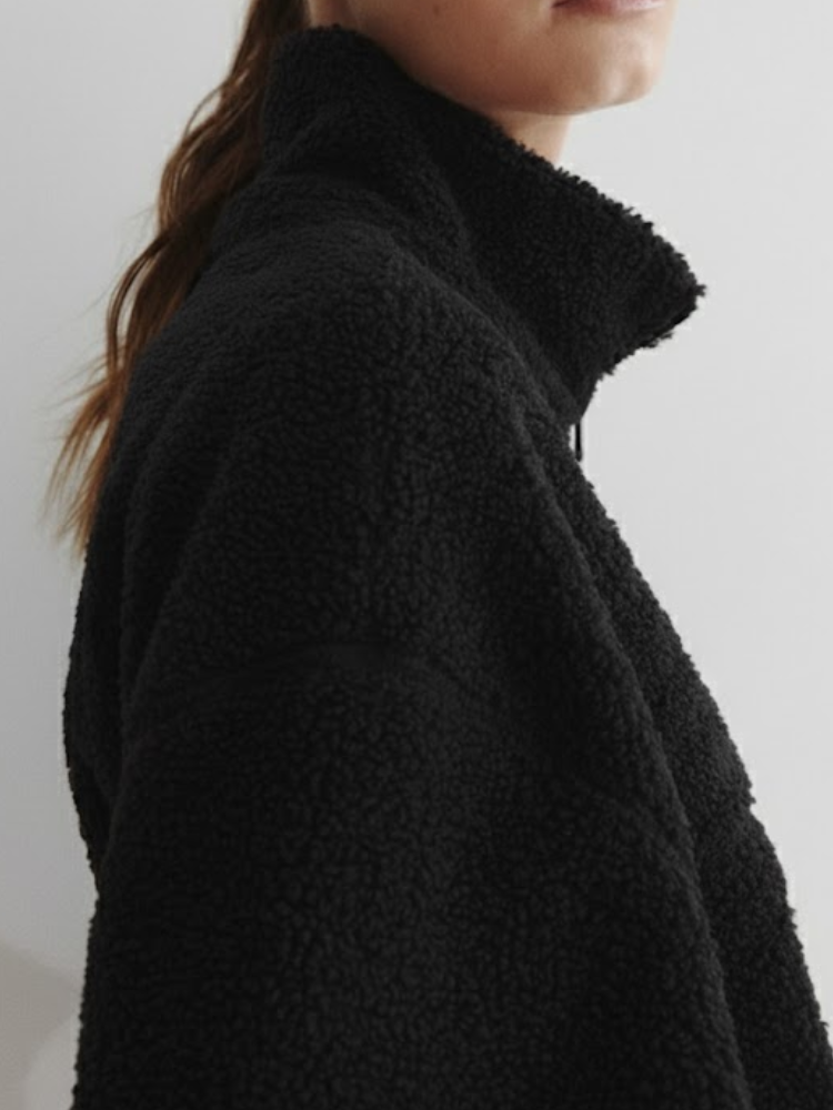 Caliah - Teddy Sweatshirt Jacket