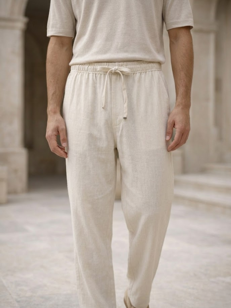 Caliah - Men Linen Pantalon