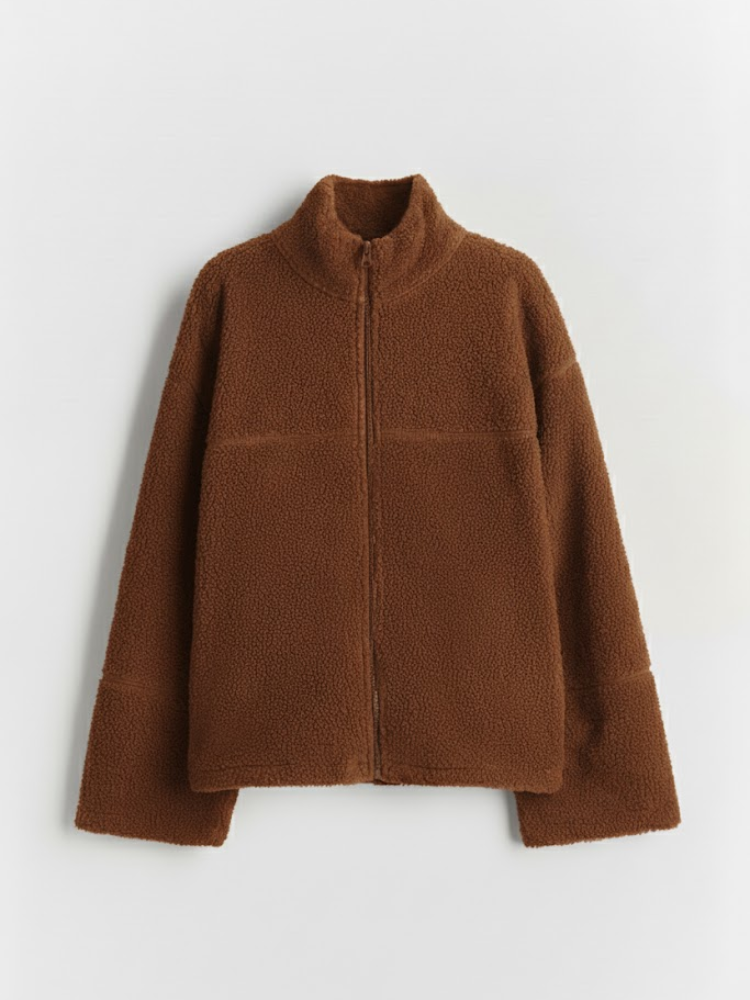 Caliah - Teddy Sweatshirt Jacket