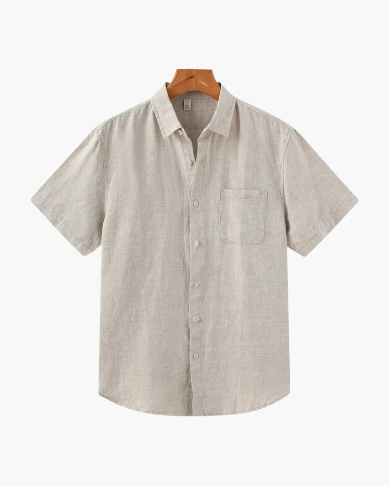 Caliah - Linen Shirt (Shortsleeve) Buy 1 Get 2