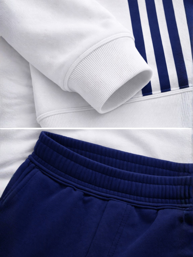 Zipper Long Sleeve Long Pants Two-Piece Set