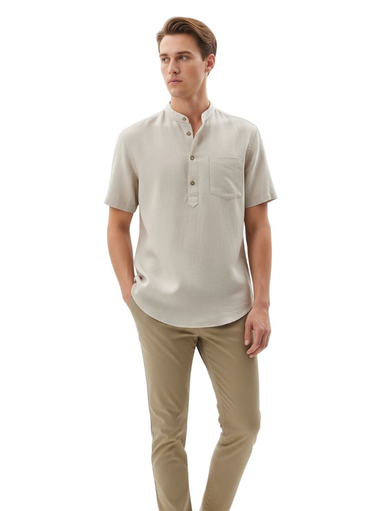 Caliah - Linen Shirt (Shortsleeve)