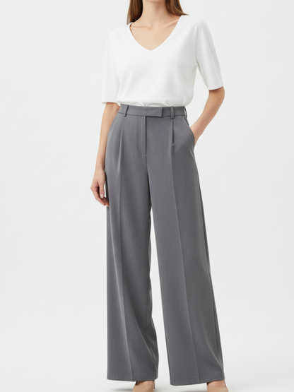 VYNE - Wide Leg Trousers Women High Waist