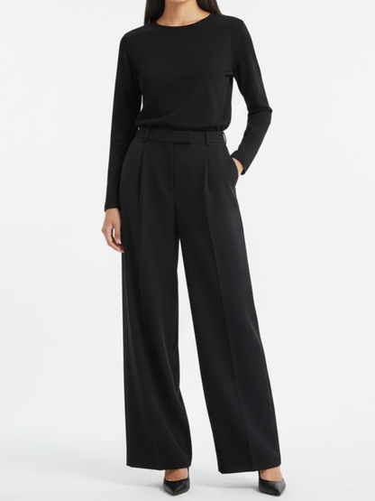 VYNE - Wide Leg Trousers Women High Waist
