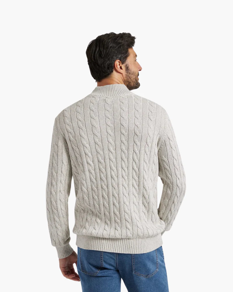 VEYRON HALF ZIP SWEATER