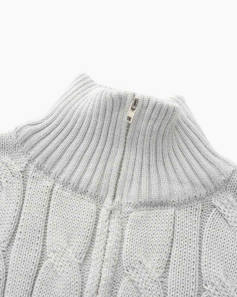 VEYRON HALF ZIP SWEATER