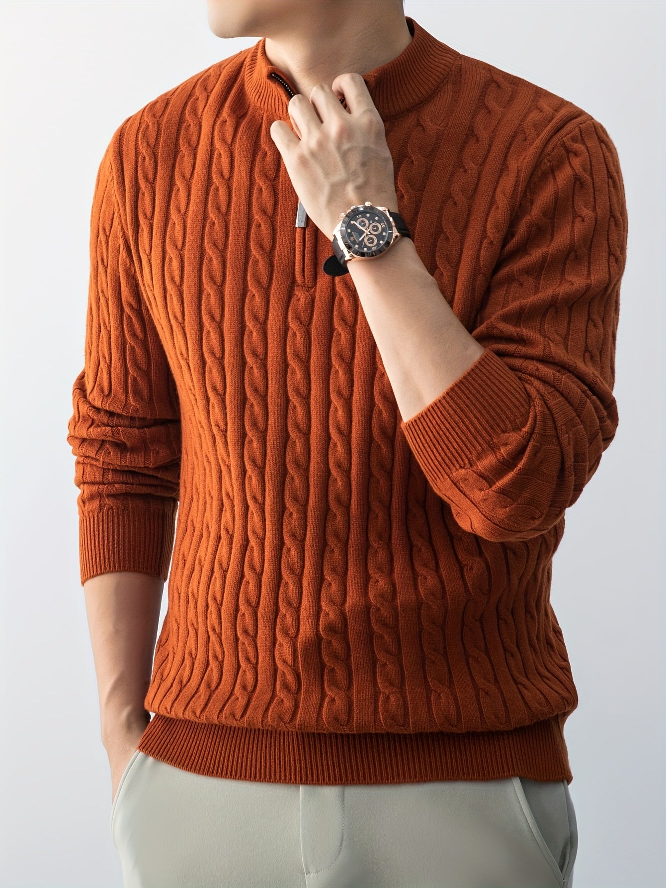 Veyron Knit Half ziper Sweater