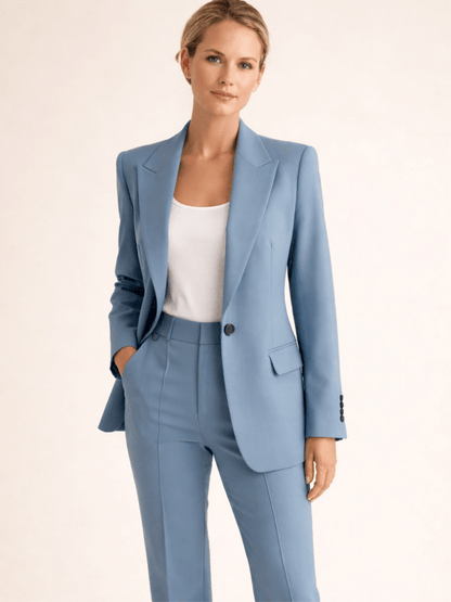 VERENA™ Elegant Tailored Set with Flare Pants