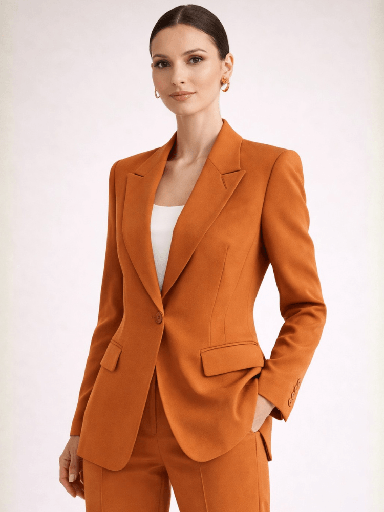 VERENA™ Elegant Tailored Set with Flare Pants