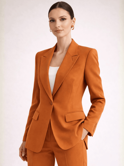VERENA™ Elegant Tailored Set with Flare Pants