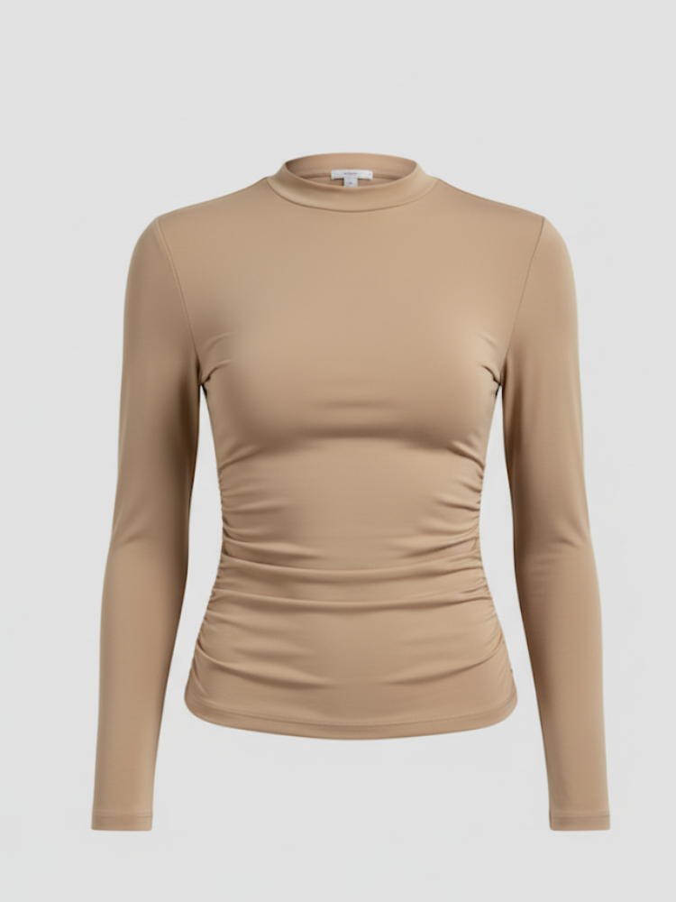Caliah - Women’s Slim Fit Casual Top - Long Sleeve Tee
