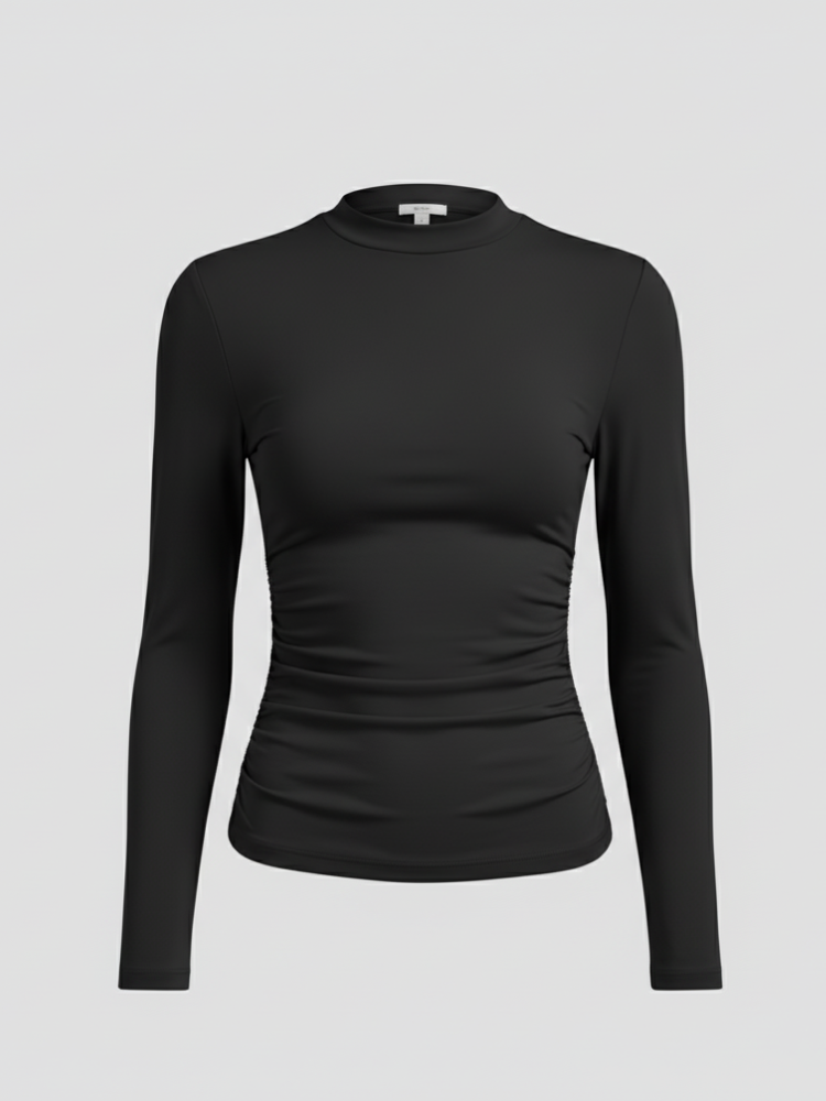 Caliah - Women’s Slim Fit Casual Top - Long Sleeve Tee