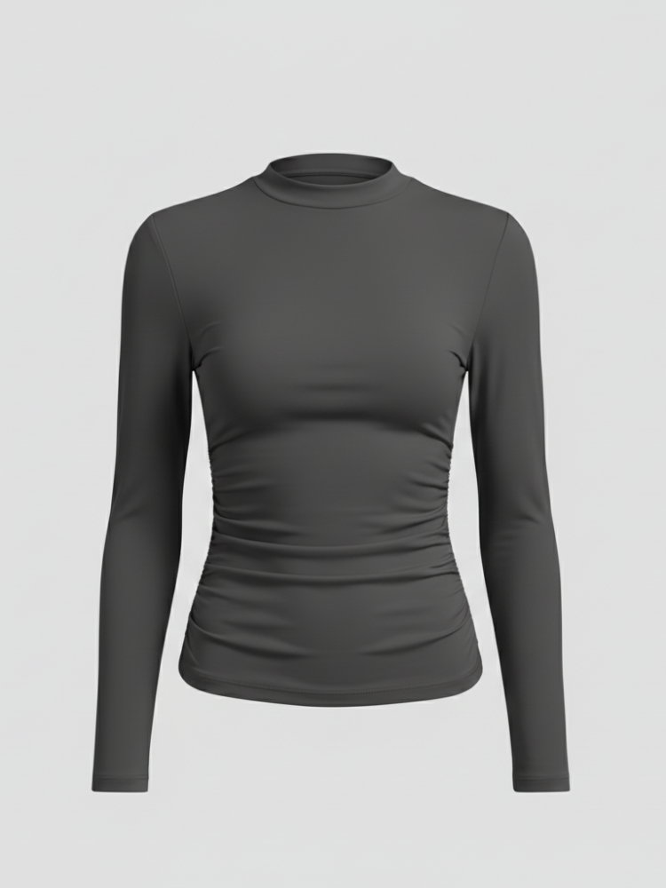 Caliah - Women’s Slim Fit Casual Top - Long Sleeve Tee