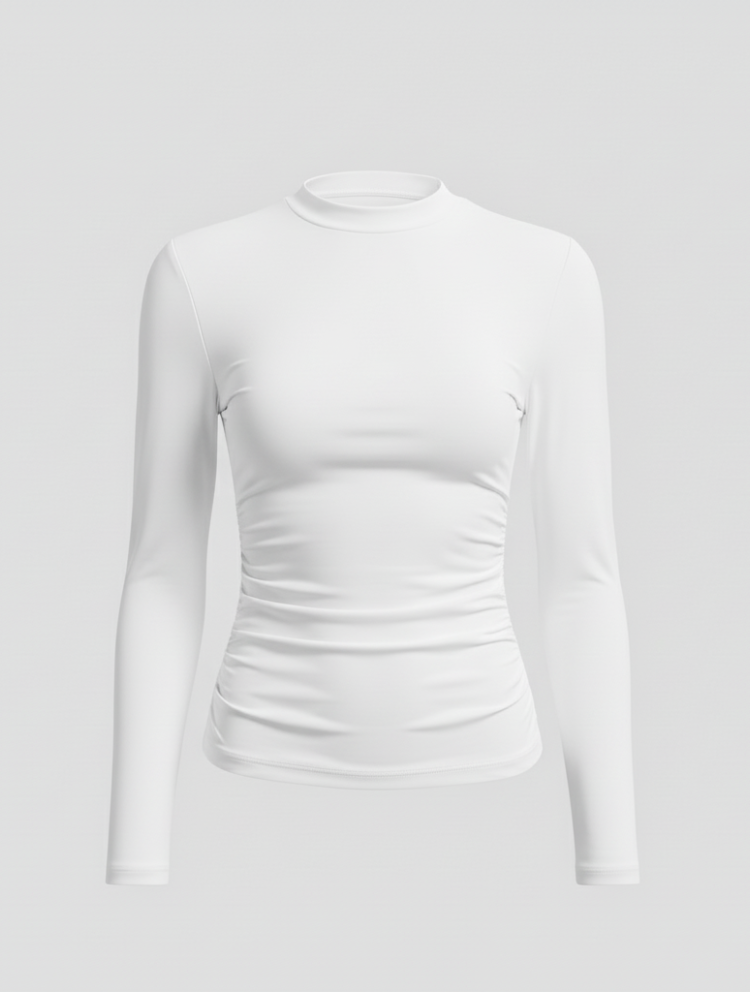 Caliah - Women’s Slim Fit Casual Top - Long Sleeve Tee