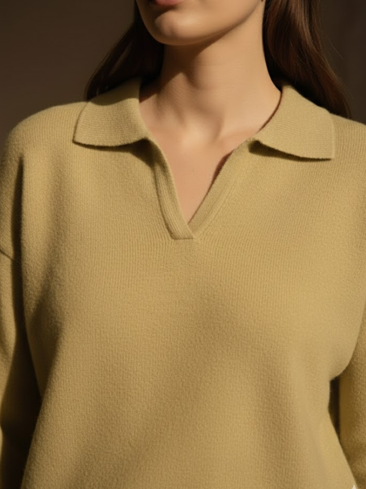 Casual Set for Loose Sweater and Wide Leg