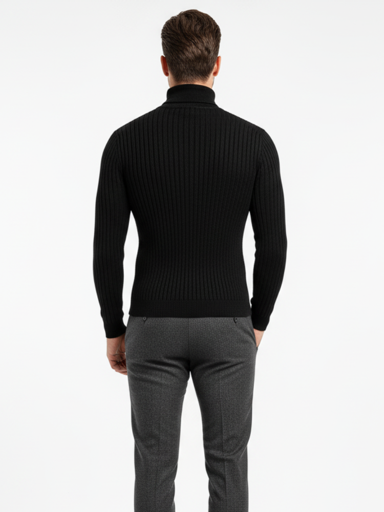 Maven - Knitted Long Sleeve Turtleneck Sweater