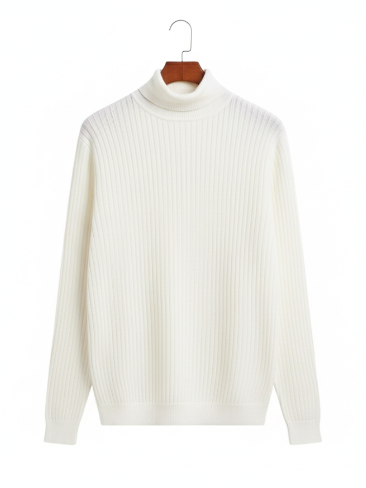 Maven - Knitted Long Sleeve Turtleneck Sweater