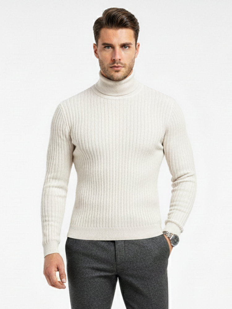 Maven - Knitted Long Sleeve Turtleneck Sweater