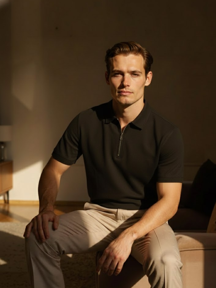 Caliah - Classic Polo zip