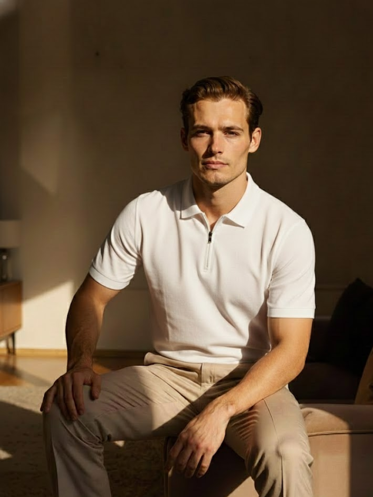 Caliah - Classic Polo zip