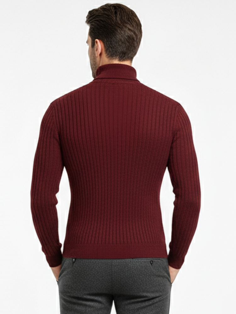 Maven - Knitted Long Sleeve Turtleneck Sweater