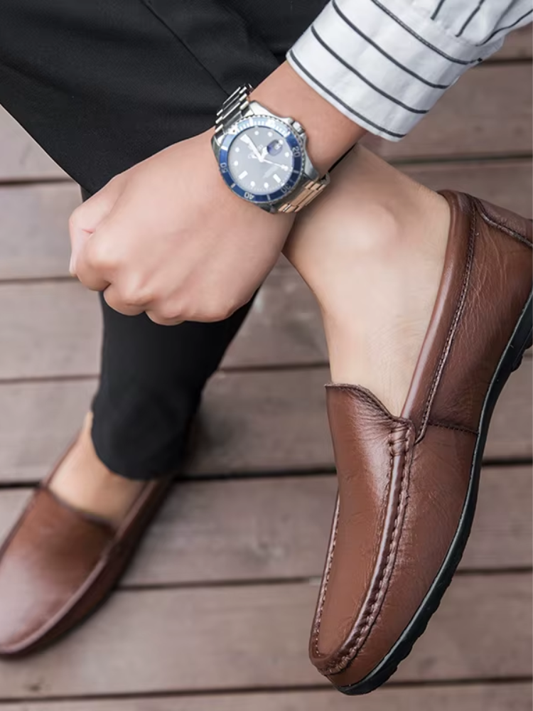 CALIAH MEN'S LEATHER LOAFERS