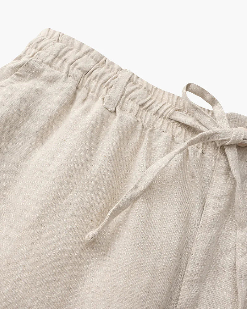 CALIAH PREMIUM LINEN SHORTS
