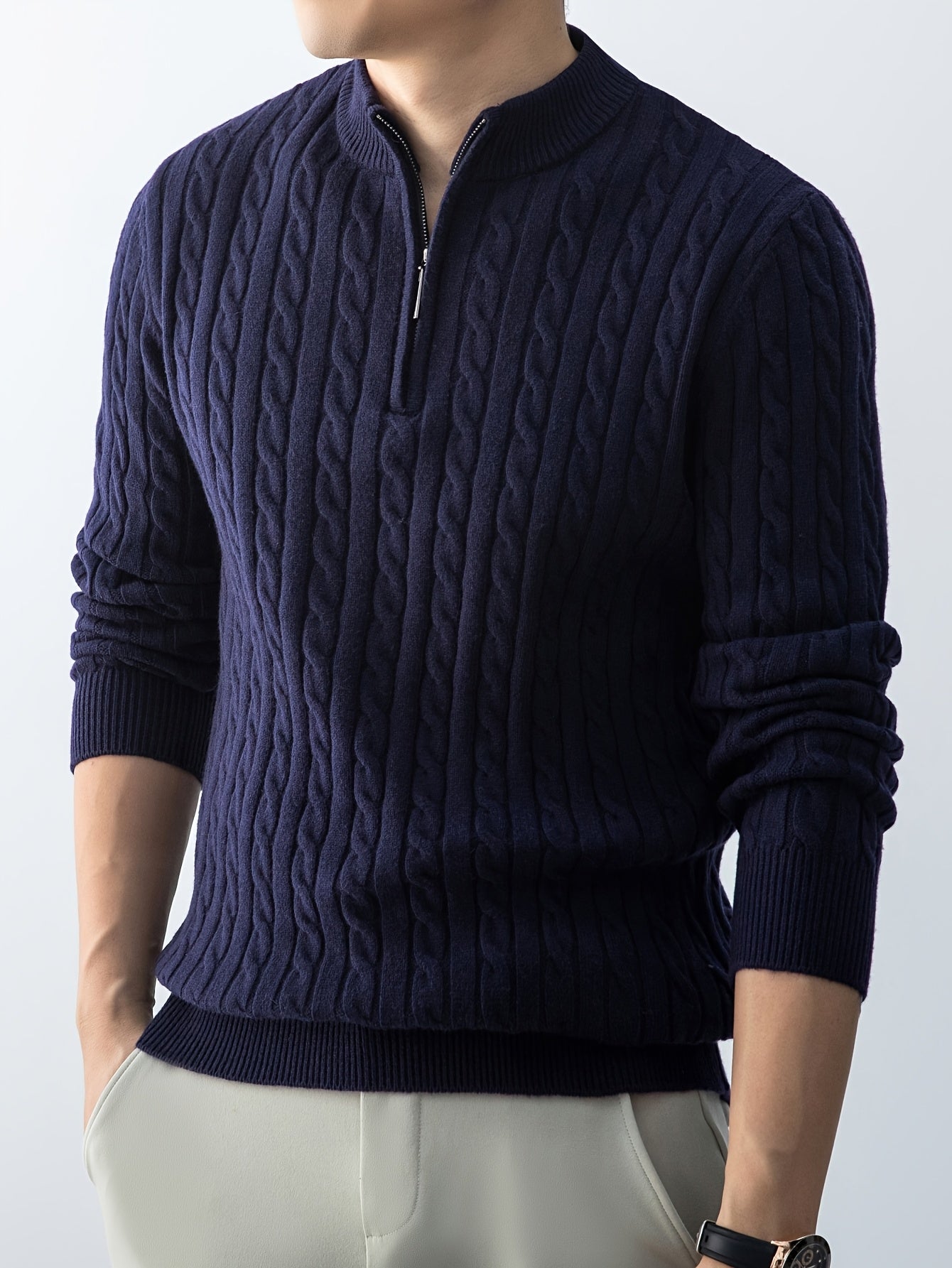 Veyron Knit Half ziper Sweater