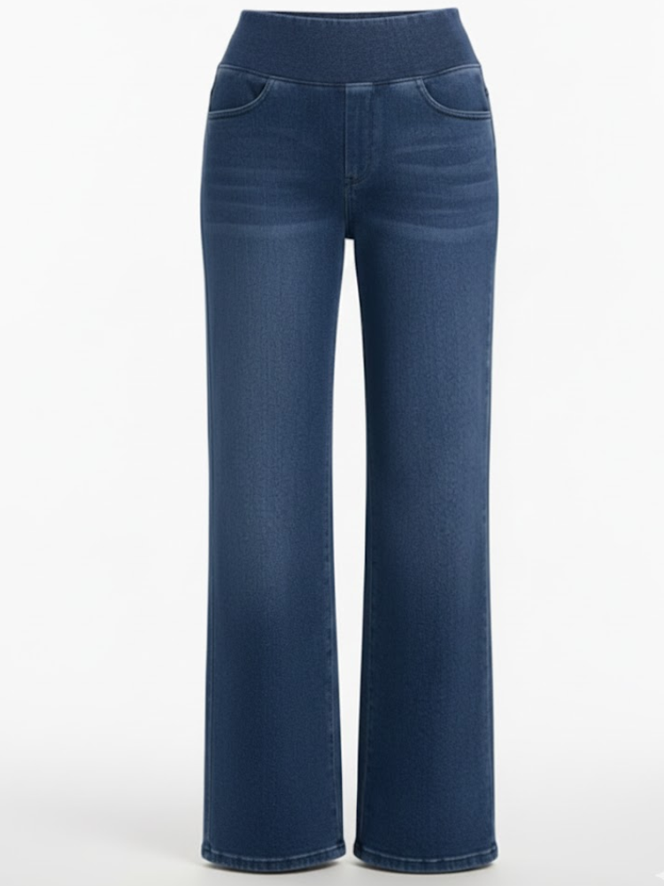 Caliah - Women's High Waisted Wide Leg Pants