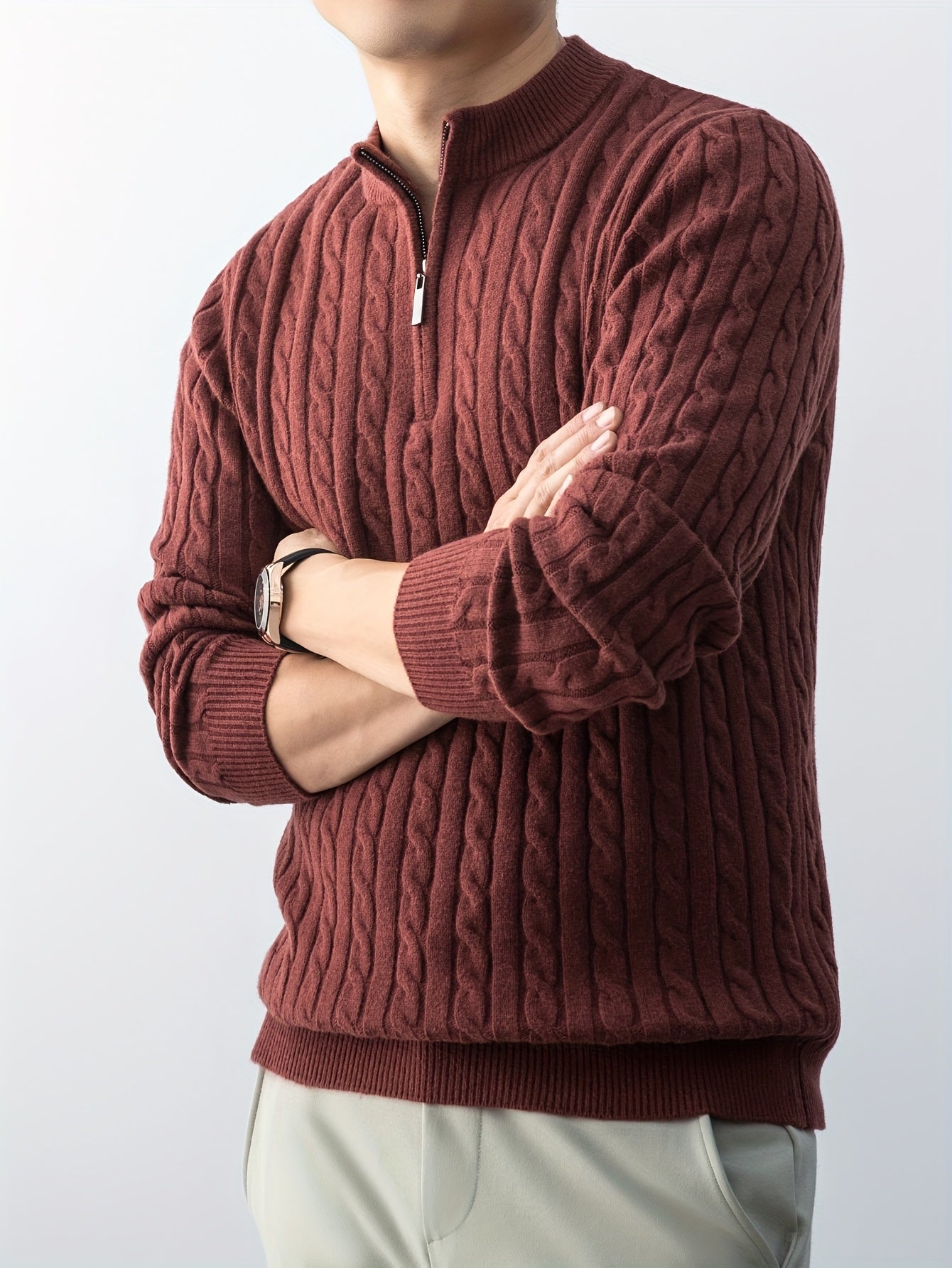 Veyron Knit Half ziper Sweater