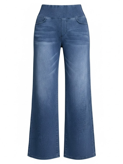 Caliah - Women's High Waisted Wide Leg Pants
