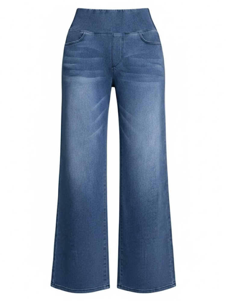 Caliah - Women's High Waisted Wide Leg Pants