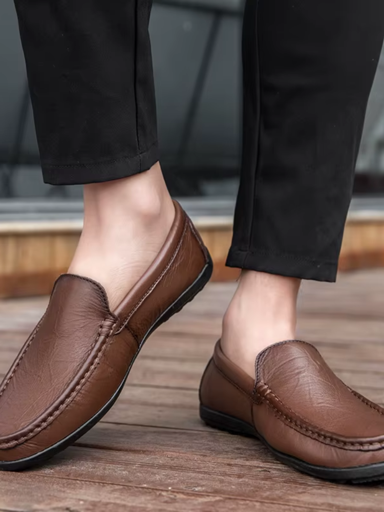 CALIAH MEN'S LEATHER LOAFERS