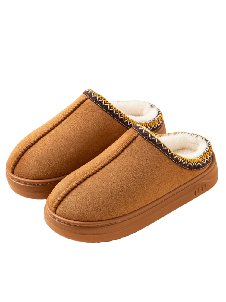 Caliah - Fluffy Faux-Fur Slippers ( GET 2)