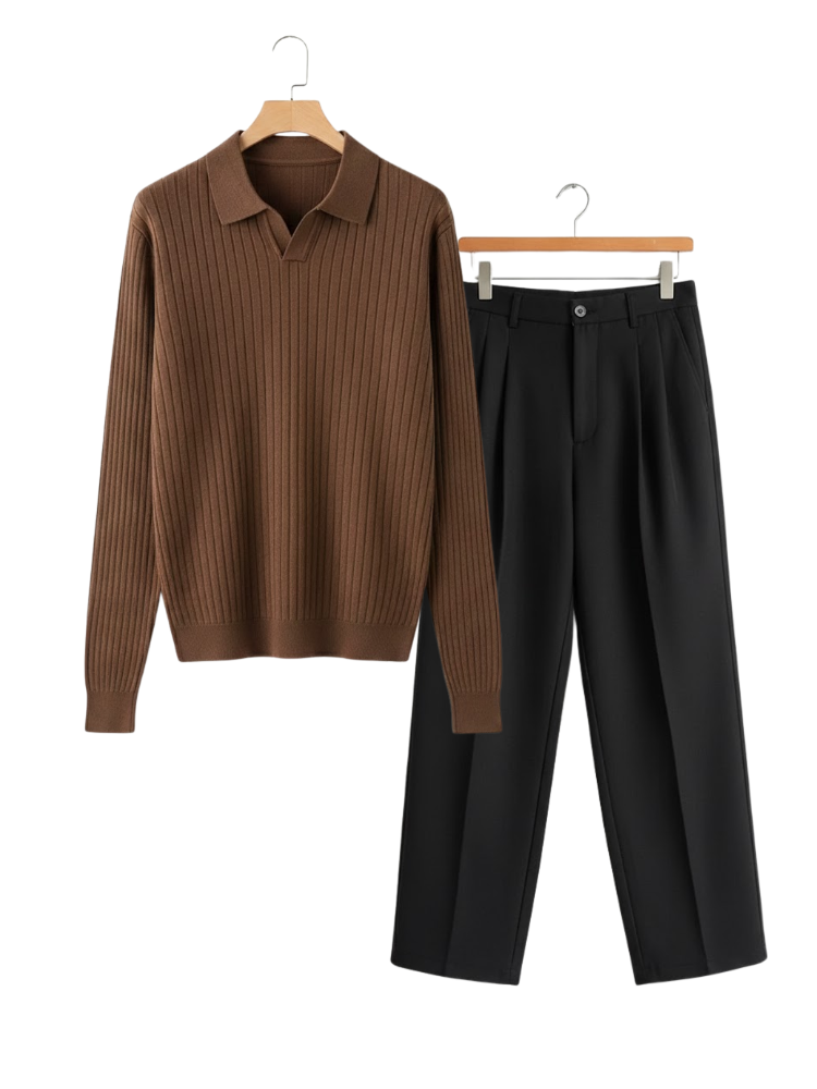 Caliah Ashford – Winter Set Men’s Sweater Knit & Trousers