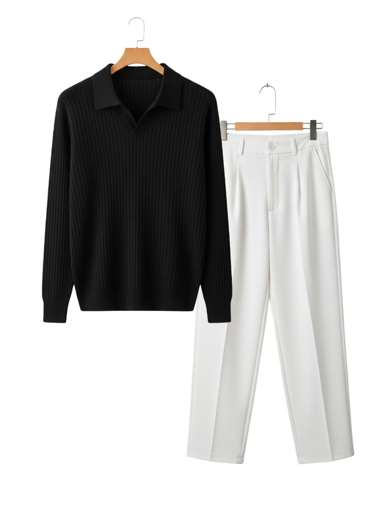 Caliah Ashford – Winter Set Men’s Sweater Knit & Trousers