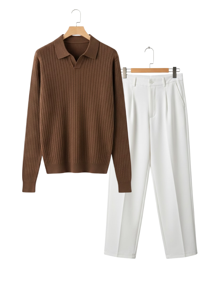 Caliah Ashford – Winter Set Men’s Sweater Knit & Trousers