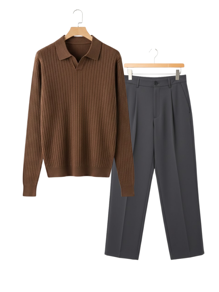 Caliah Ashford – Winter Set Men’s Sweater Knit & Trousers