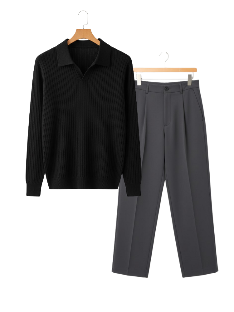 Caliah Ashford – Winter Set Men’s Sweater Knit & Trousers
