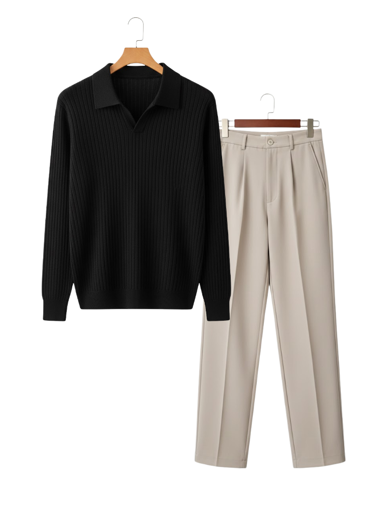 Caliah Ashford – Winter Set Men’s Sweater Knit & Trousers