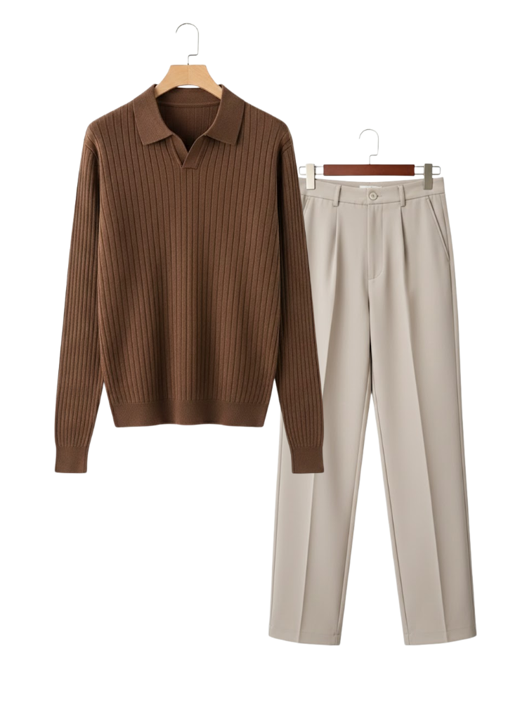 Caliah Ashford – Winter Set Men’s Sweater Knit & Trousers